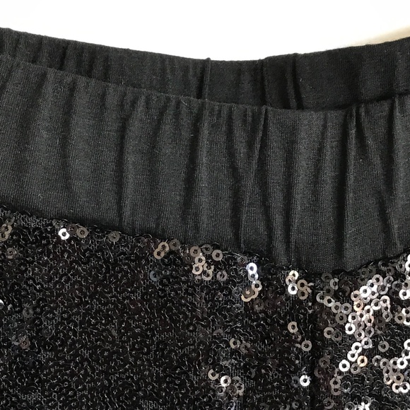 JOAN BOYCE Black Sequin Pants Pull-On Relaxed Fit Women’s Size XL 1X - Picture 7 of 16